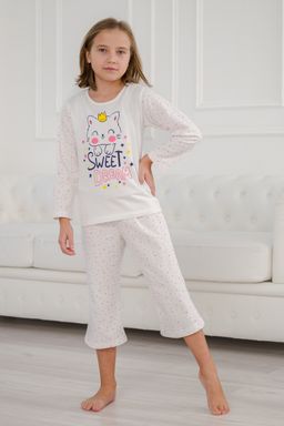 Пижама подростковая из футера Кисонька звездный - Амадэль фото 3