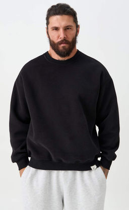 Свитшот Primm P611-15-66 черный хлопок с нейлоном  фото 4