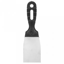 Шпатель для ремонта и отделки Стандарт 6см, польский, нержавеющая сталь, пластмассовая ручка (Россия)