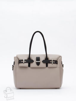 Сумка женская кожаная 1081M apricot coffee Polina&Eiterou