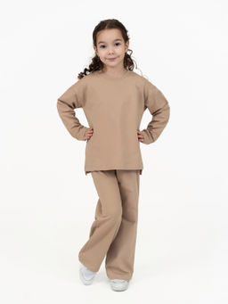 Костюм детский для девочки капучино 7065 (116)