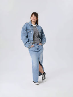 Женская куртка джинсовая свободного кроя укороченная КЭНДИ (CANDY) / Lee Cooper  фото 4