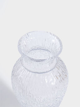 Ваза стекло настольная "Гэбриел" 29х13 см, прозрачный