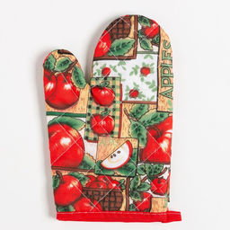 Варежка-прихватка Доляна Яблоня 23*15 см, 100%пэ  фото 2