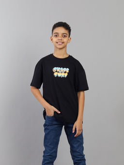 CRB wear / CSJB 64118-22K Футболка для мальчика,черный/Ex.Cherubino