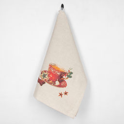 Полотенце 22С142-ШР+К/п.р. 45*60 "Новогодний ужин-1" цв. 1 рис. 1221