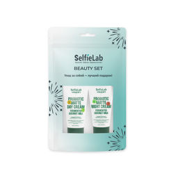 Selfielab Подарочный набор VEGAN Дневной и Ночной крем матирующий д/жирн.и комб.кожи лица 100г (16+)