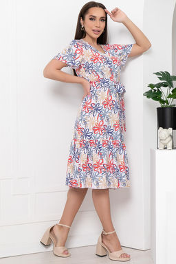 Платье Малика (цветы на белом) П5977 - Lt collection фото 8