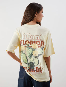 Florida Bask?l? Oversize Kad?n Ti??rt