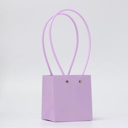 Цена за 10 шт. Сумка для цветов, квадратная, сиреневая, влагостойкая, 13×12×12 см