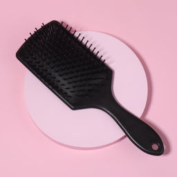 Цена за 2 шт. Расчёска массажная, 8×24(±1) см, чёрная