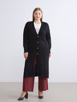 V Yaka Kad?n Triko H?rka