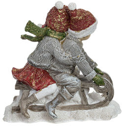 Фигурка декоративная "Девочка/Мальчик", L13,5 W7,5 H14,5 см