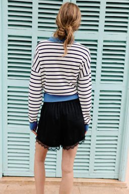 SHORTS SATINADOS PUNTILLA / Negro - Zara фото 6