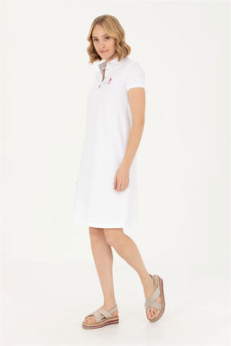 U. S. Polo Assn Женское белое трикотажное платье Неожиданная скидка в корзине