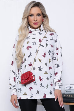 Джемпер Ариана (вайт) ХИТ Б7210 - Lt collection фото 4