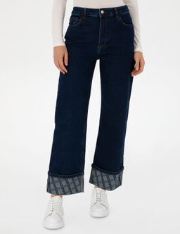 Koyu _ndigo Jean Pantolon
