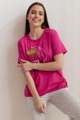 ALMANDO MELADO Футболка женская Pitahaya Цвет:фуксия
