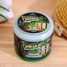 Мыло густое для бани Хвойное здоровьице 450 мл - Laboratory katrin фото 4