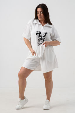 Комплект (рубашка+шорты) с печатью 52469