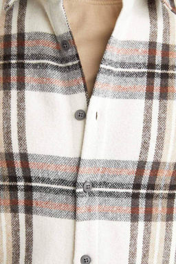 Рубашка стандартного кроя с длинным рукавом - Defacto фото 8