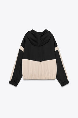 COLOUR-BLOCK HOODED JACKET - Zara фото 4