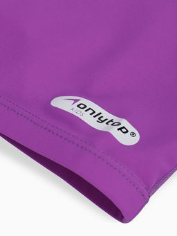 Шапочка для плавания детская ONLYTOP SWIM, тканевая, обхват 46-52 см, цвет фиолетовый