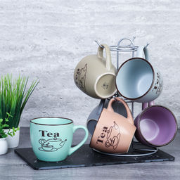 Кружка 6 штук 280 мл на подставке / 20960-1 /уп 6/ - ГалеонТрейд фото 2