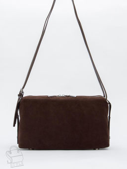 Сумка женская кожаная 6060L coffee  Polina&Eiterou