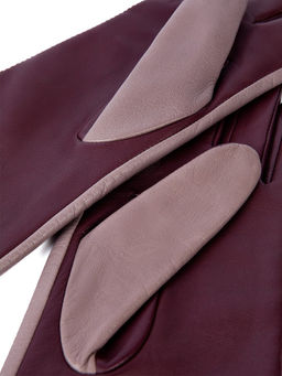 Перчатки женские ш/п F-IS0065 rose mist/plum - Eleganzza фото 4