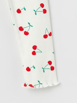 Beli Lastikli Bask?l? K?z Bebek Tayt - Waikiki фото 2