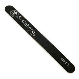 SOL Пилка-полировка 233-0013 двусторонняя узкая, прямая 18 см 400/1500