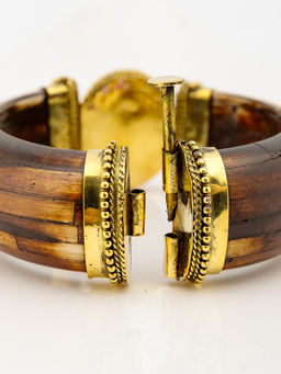 Украшение Браслет кость буйвола №507/18 - Ганг фото 2