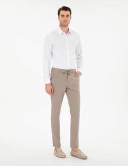 Vizon Slim Fit Esnek Jogger Kanvas Pantolon