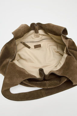 SPLIT SUEDE SHOULDER BAG - Zara фото 7