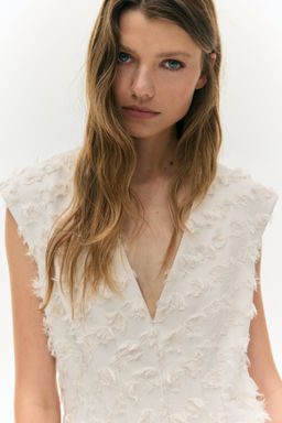 Vestido en tejido jacquard - H&m фото 4