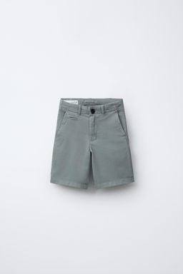 BASIC SLIM FIT CHINO BERMUDA SHORTS