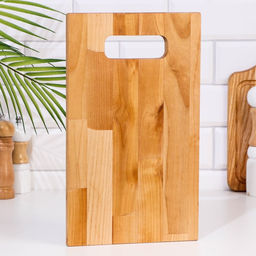 Доска разделочная Дарим Красиво «Прямая ручка», кровосток, 34×20×1.8 см