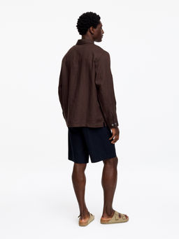 Camisa de lino holgada - H&m фото 4