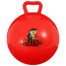 Мяч детский с ручками, d=15 см, МИКС