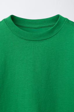 CAMISETA LISA / Verde - Zara фото 3