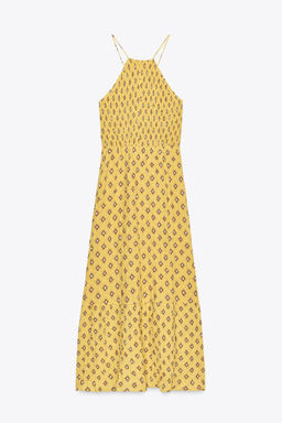 PRINTED MIDI DRESS - Zara фото 18