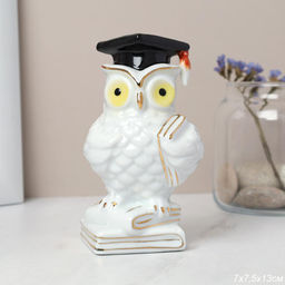 Статуэтка Сова 13 см / W771D /уп 120/