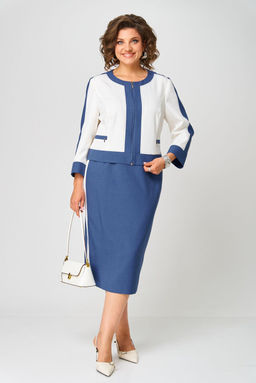 Костюм Aira Style 24124 молочно-синий