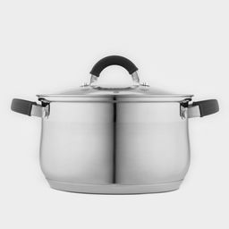 Кастрюля Катунь «Ирида», 5.2 л, d=22 см, капсульное дно, индукция, нержавеющая сталь, AISI - 201