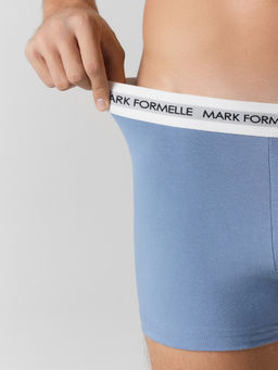 Цена за 2 штуки! Трусы боксеры мужские голубые - Mark formelle фото 4
