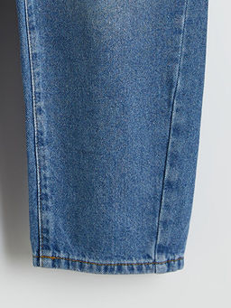 Baggy Fit Erkek ?ocuk Jean Pantolon