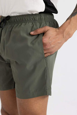 Короткие шорты для плавания на сетчатой подкладке - Defacto фото 4