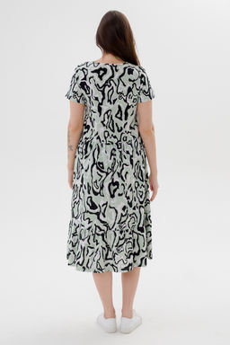 Платье женское из кулирки Кармелита 2 палитра мята - Амадэль фото 16