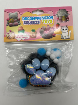 Мякиш DECOMPRESSION SQUEEZE TOYS - Лапка черная 16 шт в уп - Storyland фото 5
